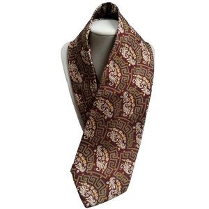 Philadelphia Museum Of Art Men's Formal Tie Multicolor Floral Geometric Pattern